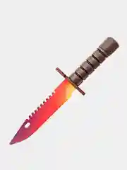 Алый деревянный штык-нож "М9" кс го / cs go