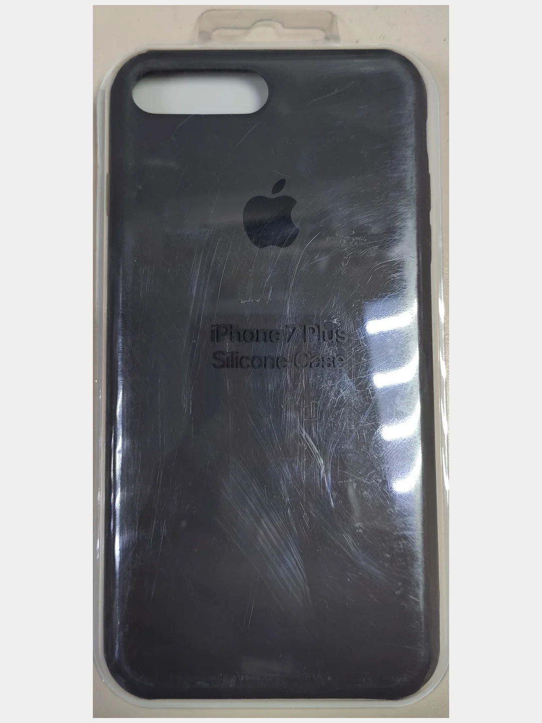 Шоколадный силиконовый чехол Silicone Case для iPhone 7 Plus / 8 Plus