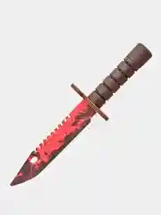 Красный деревянный штык-нож "М9" кс го / cs go