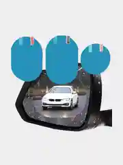 Защитная пленка/наклейка Анти-дождь на боковые зеркала автомобиля, 2 штуки
