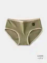 Зеленый женские хлопковые трусы