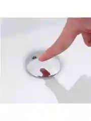 GANZER донный клапан для умывальника нажимной click-clak, без перелива, хром