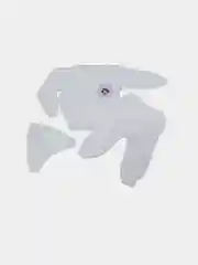Белый костюм вязаный