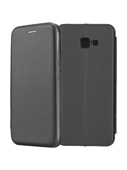 Красный чехол книжка для Samsung Galaxy J4 Plus, J4+, Самсунг