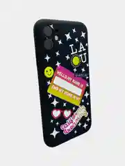 Черный чехол для iPhone 11, 12/12Pro, 7/8