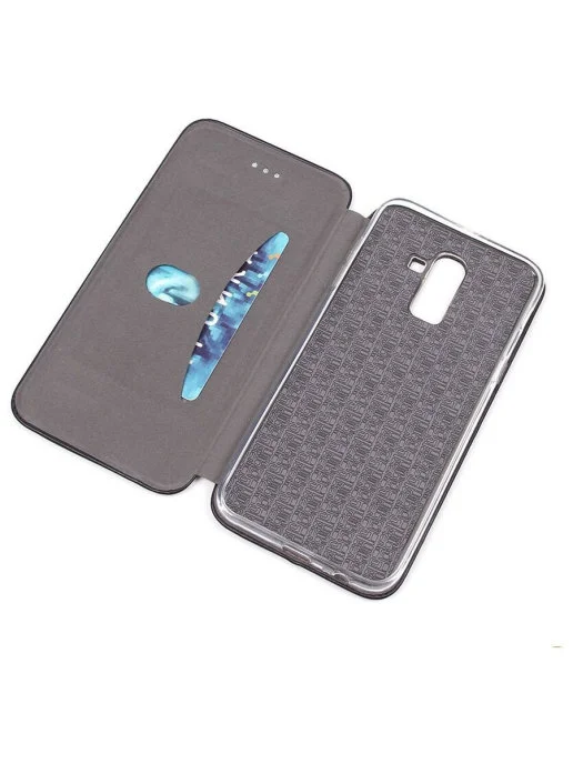 Красный чехол книжка для Samsung Galaxy J8 2018, Самсунг Джи 8