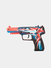 Резинкострел пистолет Five-Seven (FN) из кс го / cs go (Буйство Красок), дерево
