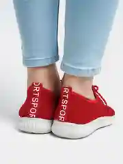 Красный женские повседневные спортивные кроссовки