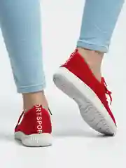 Красный женские повседневные спортивные кроссовки