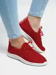 Красный женские повседневные спортивные кроссовки