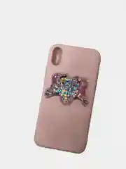 Розовый чехол iPhone X