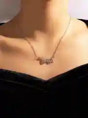 Кулон с подвеской