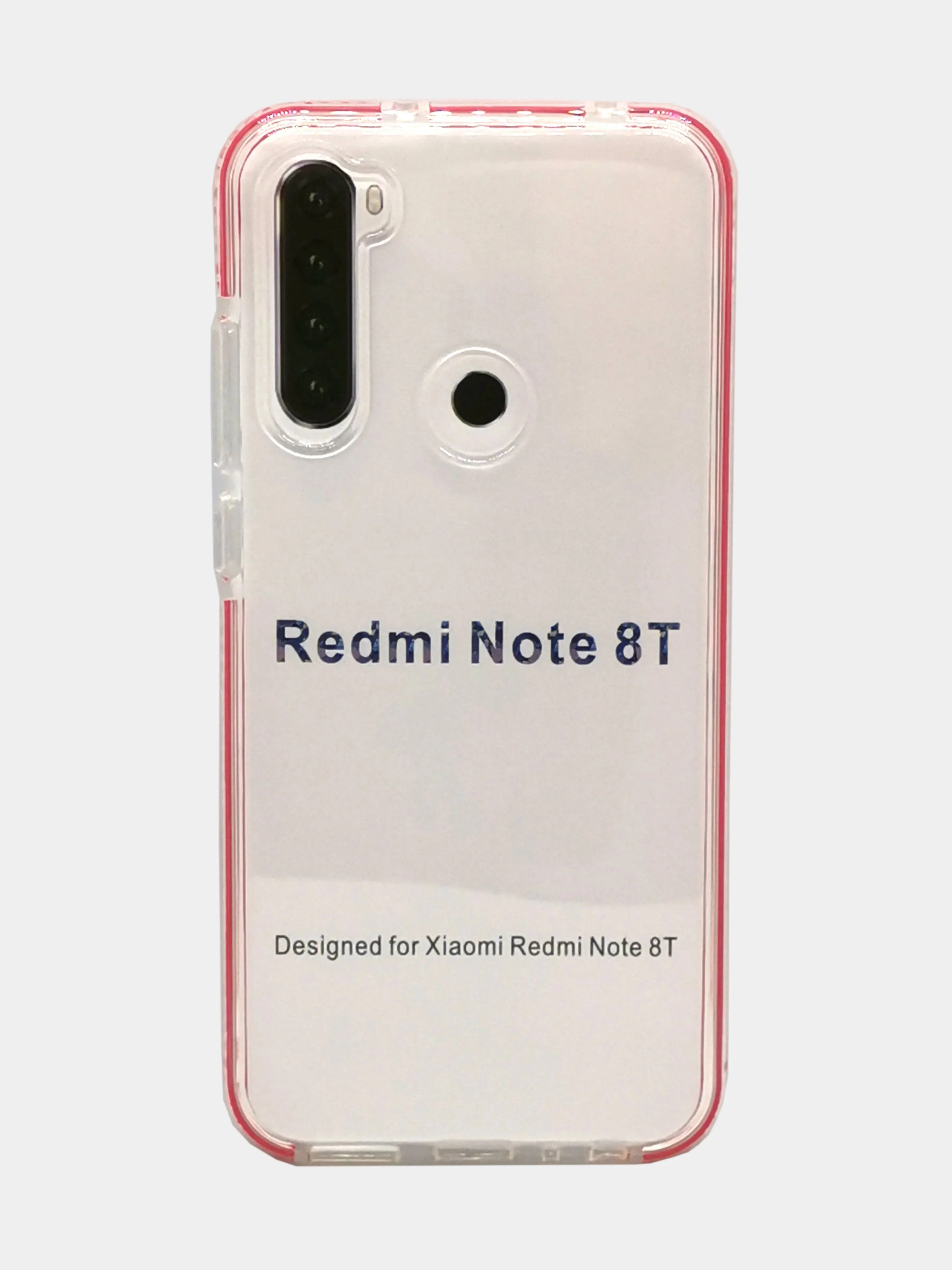 Красный силиконовый чехол Xiaomi Note 8T