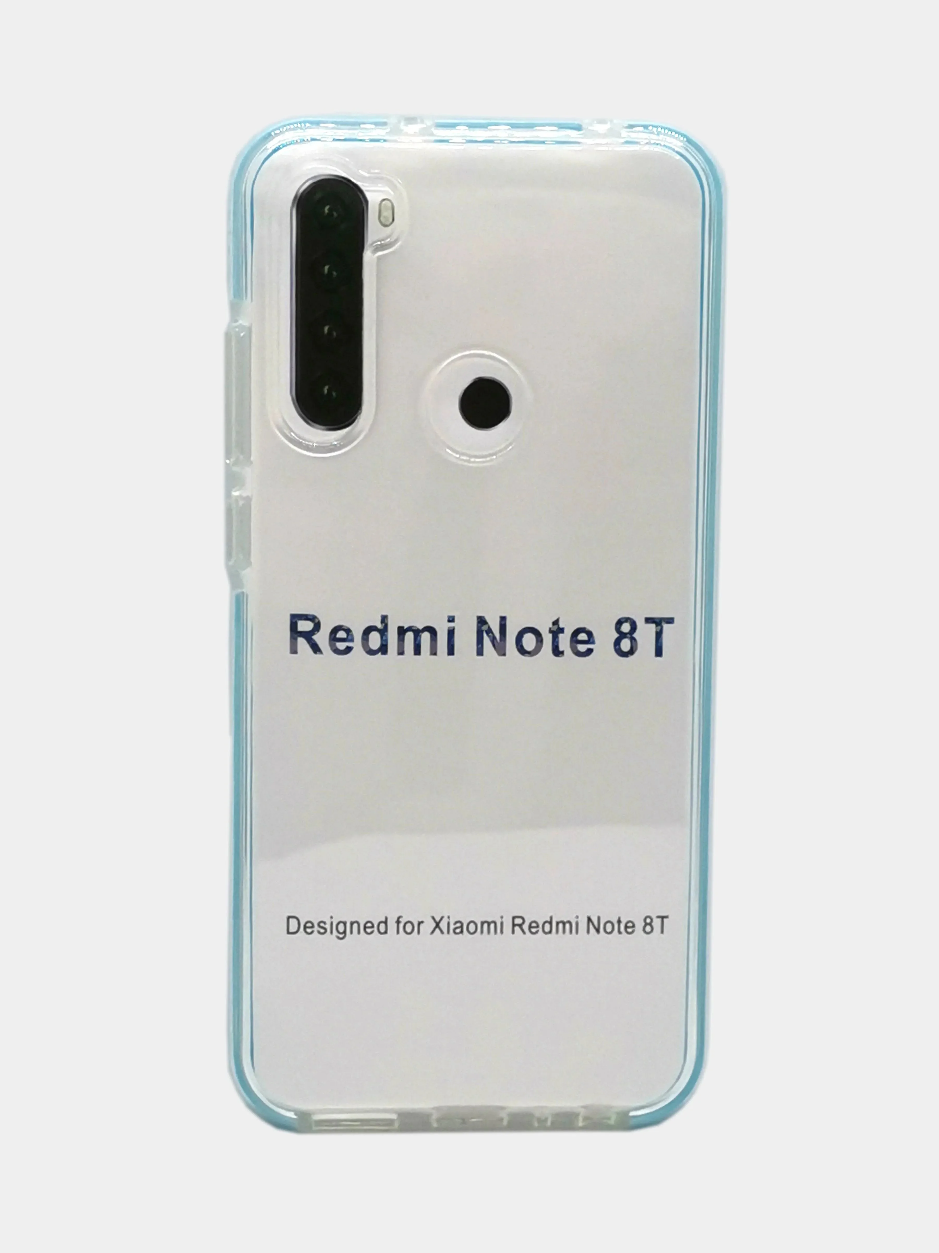 Небесно-голубой силиконовый чехол Xiaomi Note 8T
