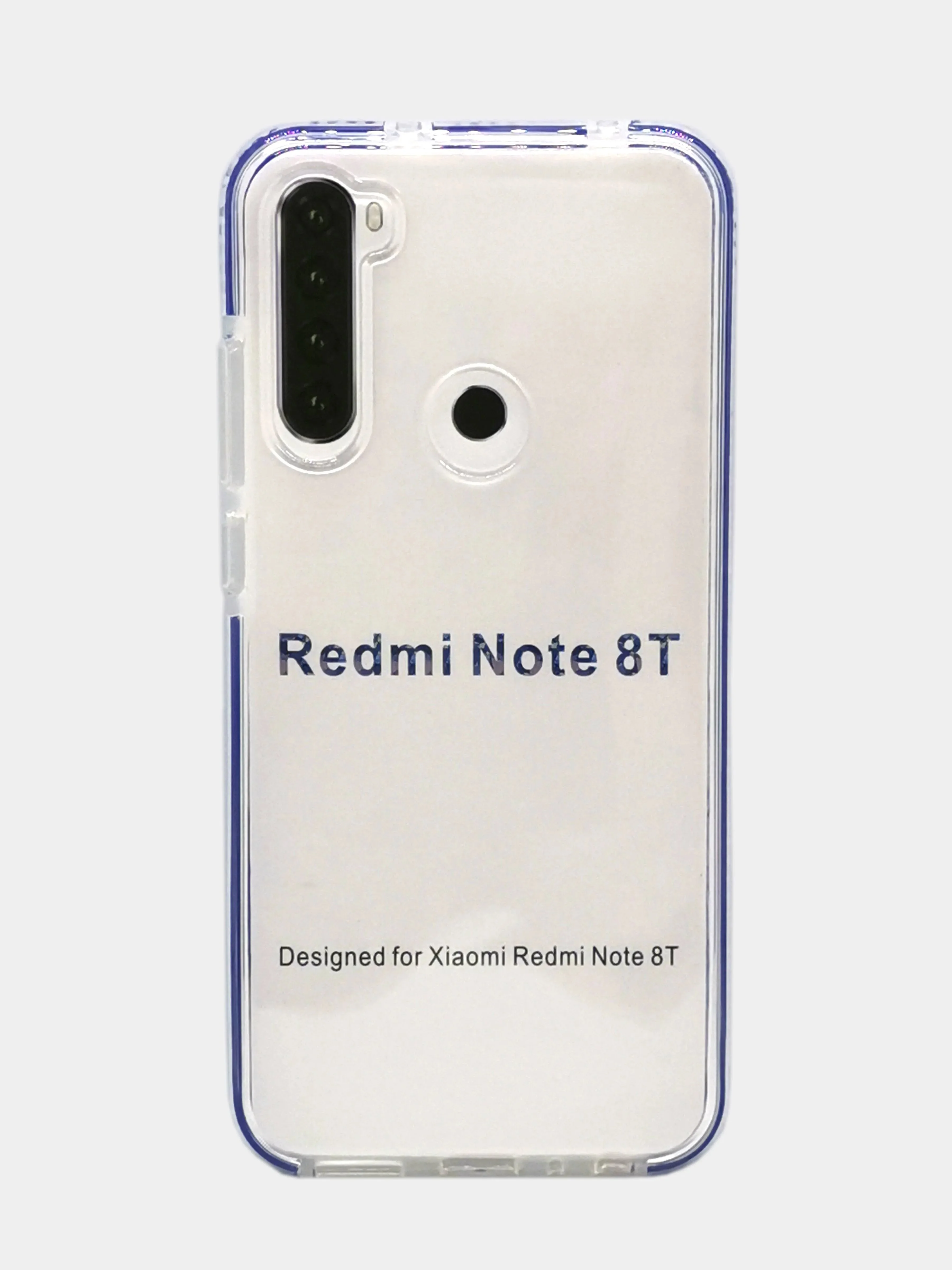 Синий силиконовый чехол Xiaomi Note 8T