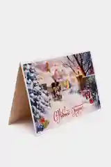 Белый новогодние открытки, 12х18 см
