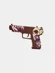 Резинкострел пистолет Five-Seven (FN) из кс го / cs go 1.5 Жнец, дерево