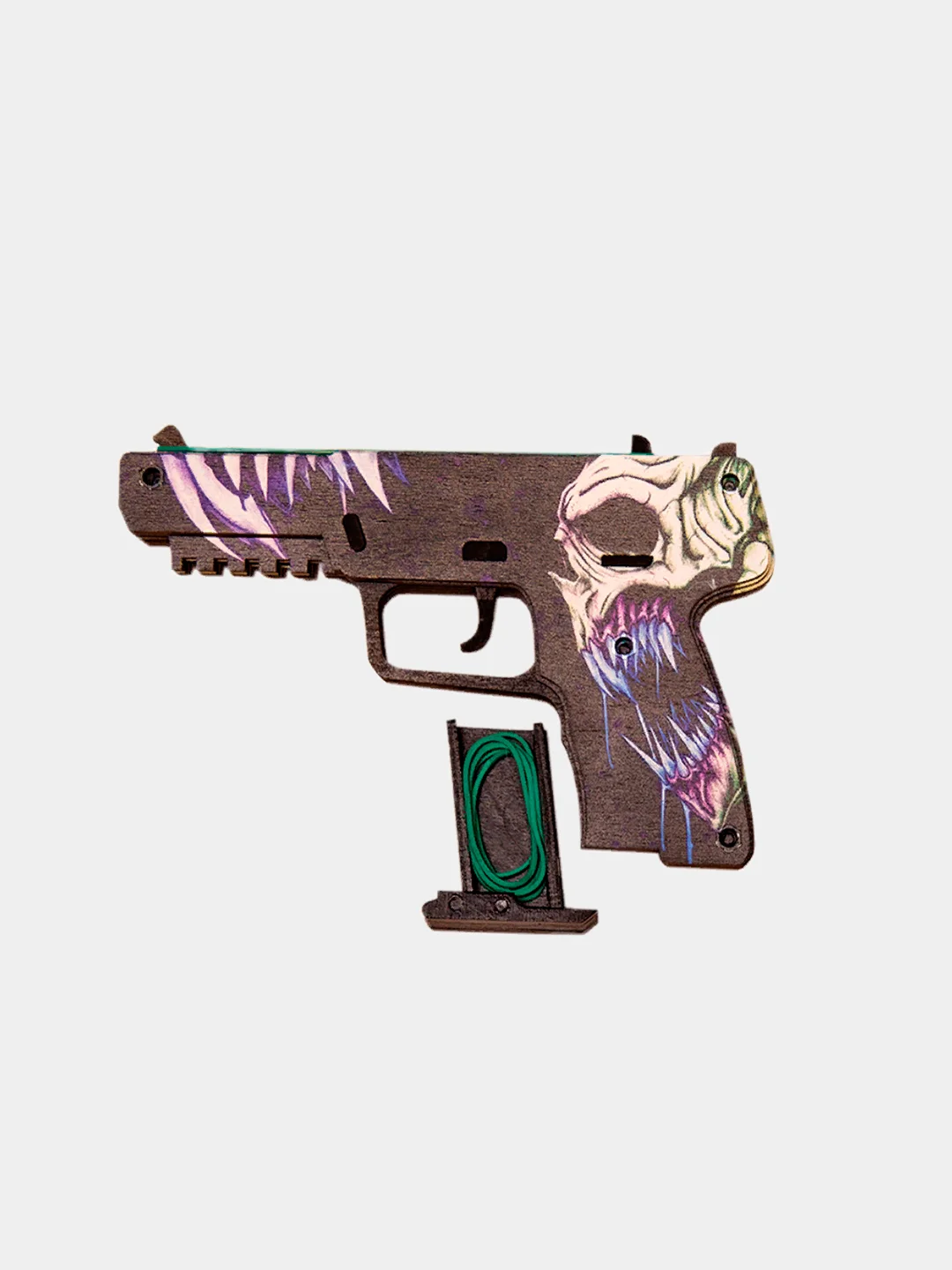 Резинкострел пистолет Five-Seven (FN) из кс го / cs go 1.5 Жнец, дерево