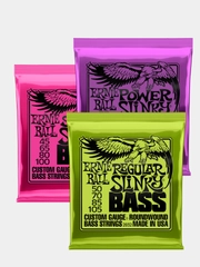 Комплект струн для бас-гитары Ernie Ball Nickel Wound, никель, разные калибры