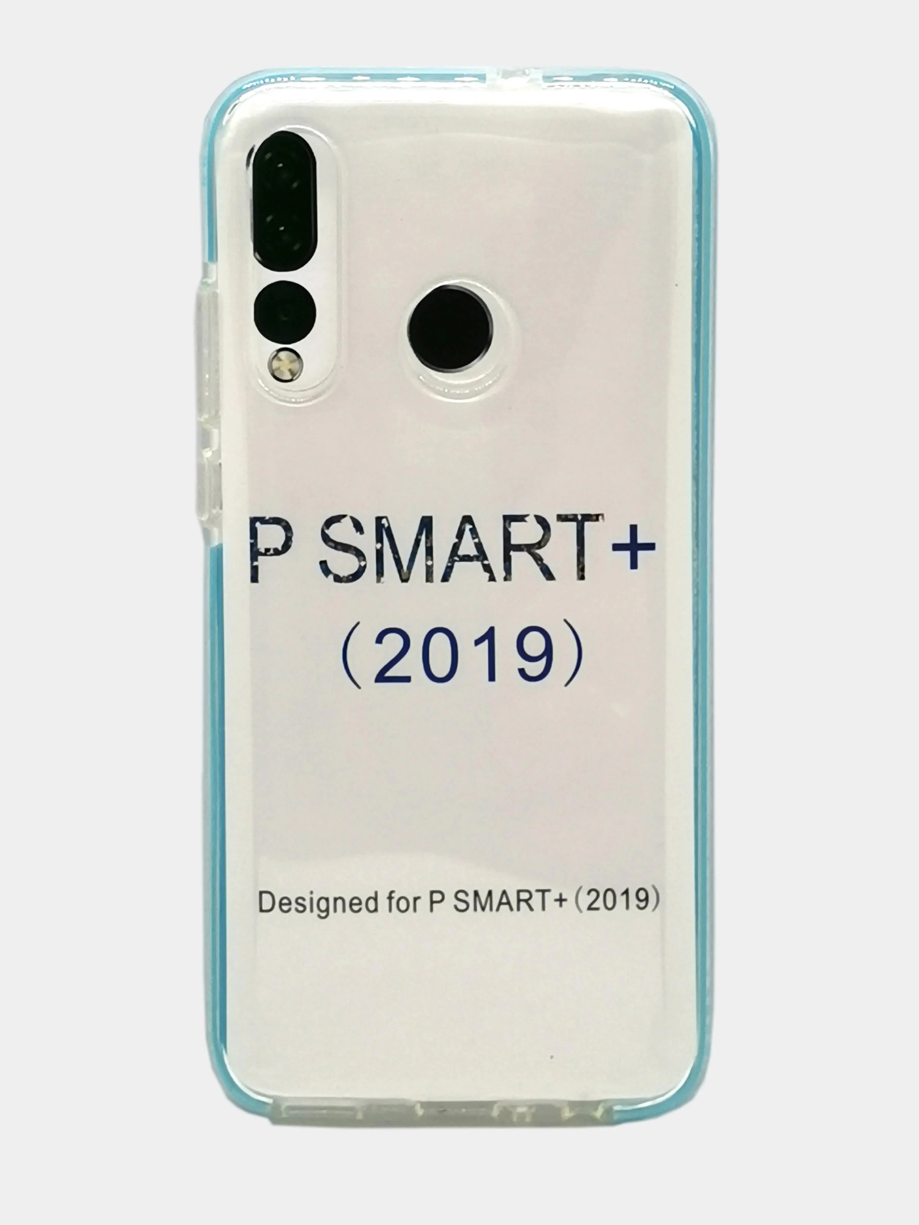 Небесно-голубой силиконовый чехол Honor 10 Lite / P Smart 2019