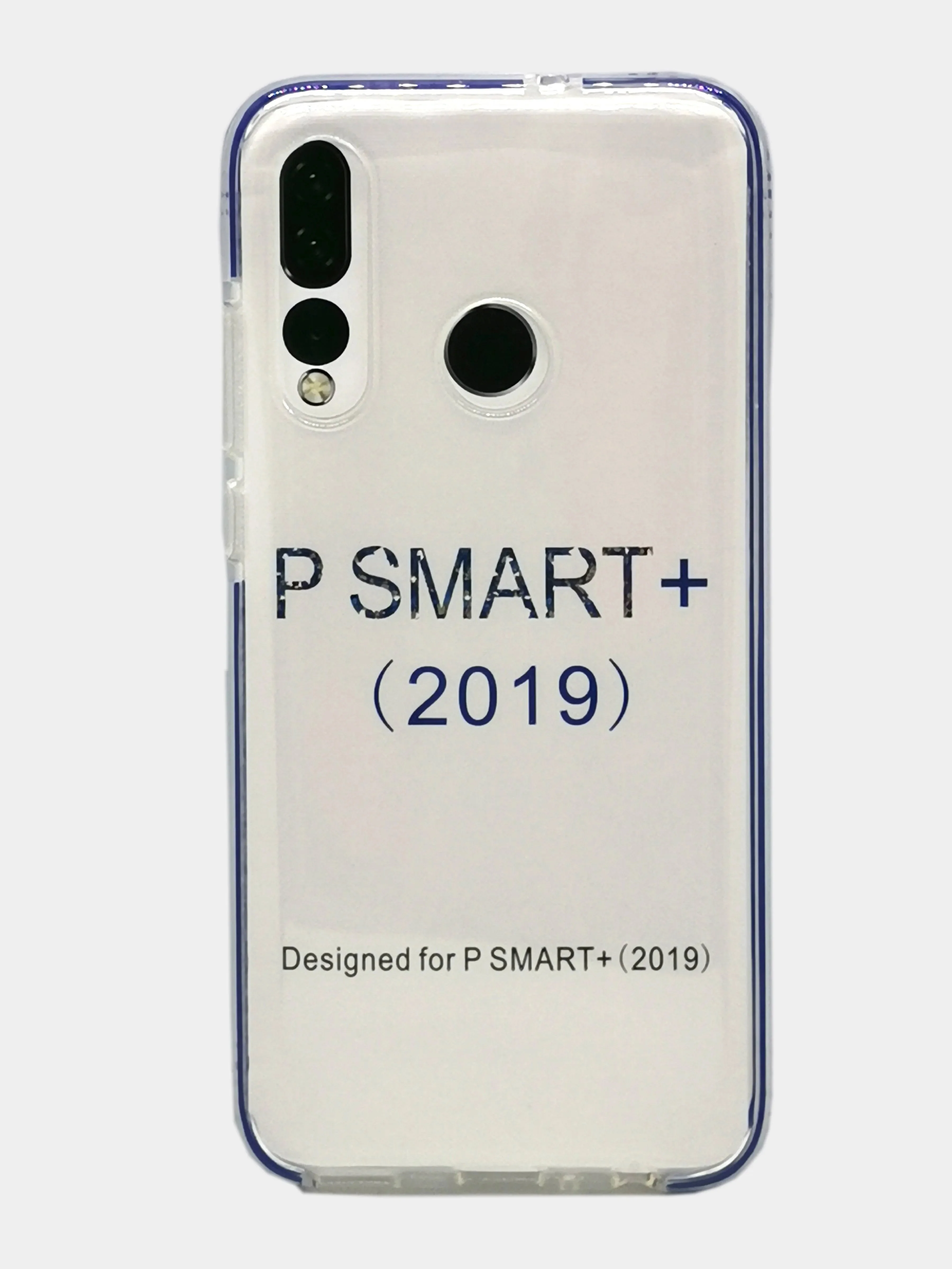 Синий силиконовый чехол Honor 10 Lite / P Smart 2019
