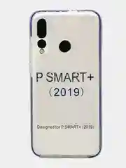Синий силиконовый чехол Honor 10 Lite / P Smart 2019