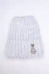 Серый меланж шапка женская зимняя КЕТ на флисе