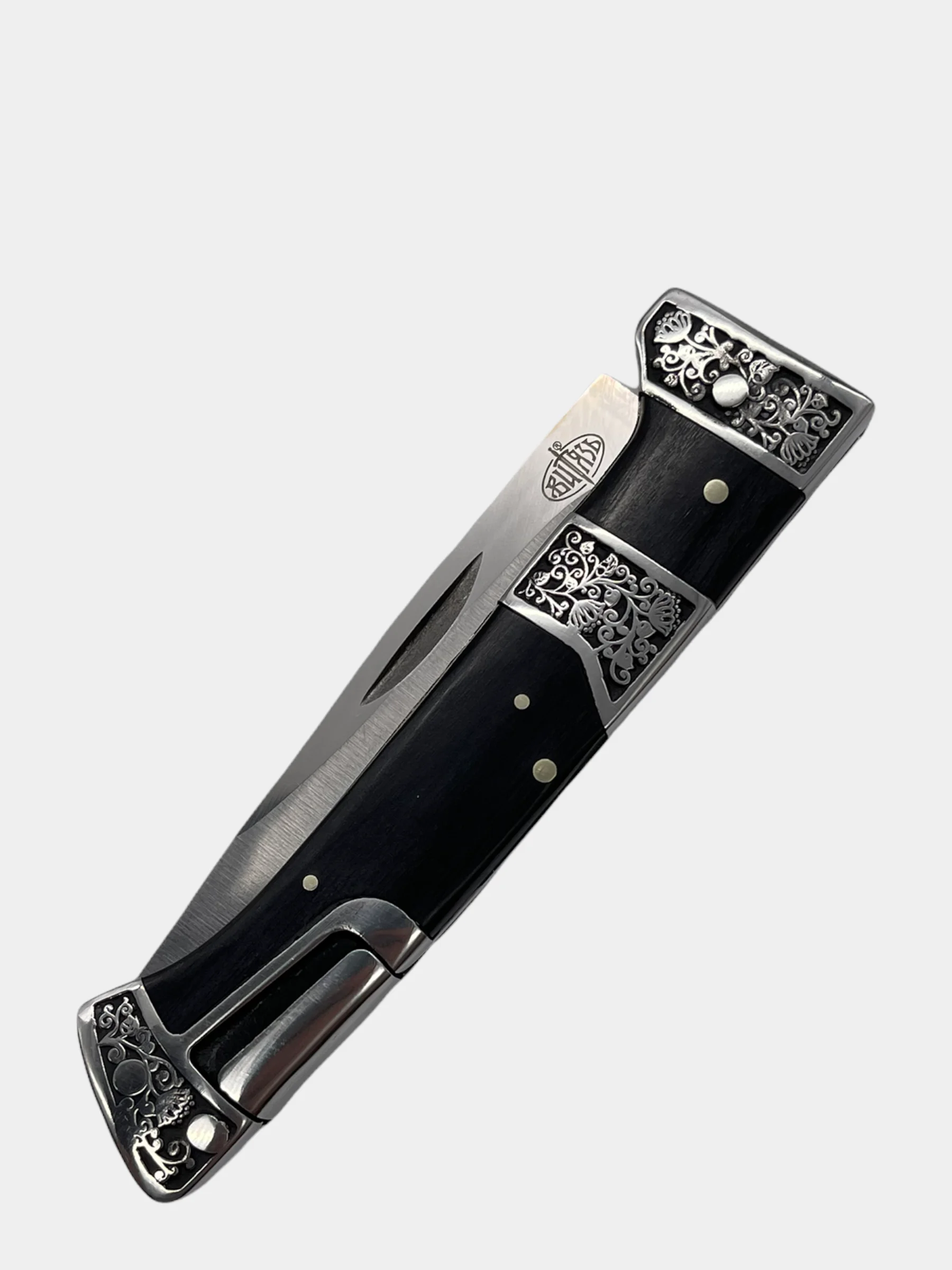 Нож "Вьюн" складной туристический, сталь 50Х14МФ, замок Back Lock  (Витязь B5201)
