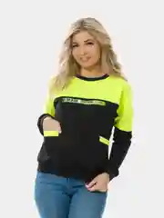 Желтый женский свитшот Цунами lovetex.store