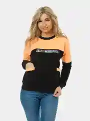 Оранжевый женский свитшот Цунами lovetex.store