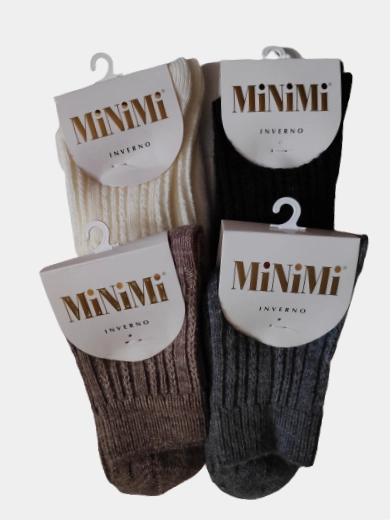 Теплые женские носки из шерсти Minimi  "Inverno", 3303