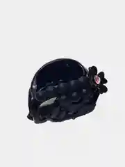 Черный заколка для волос , крабик