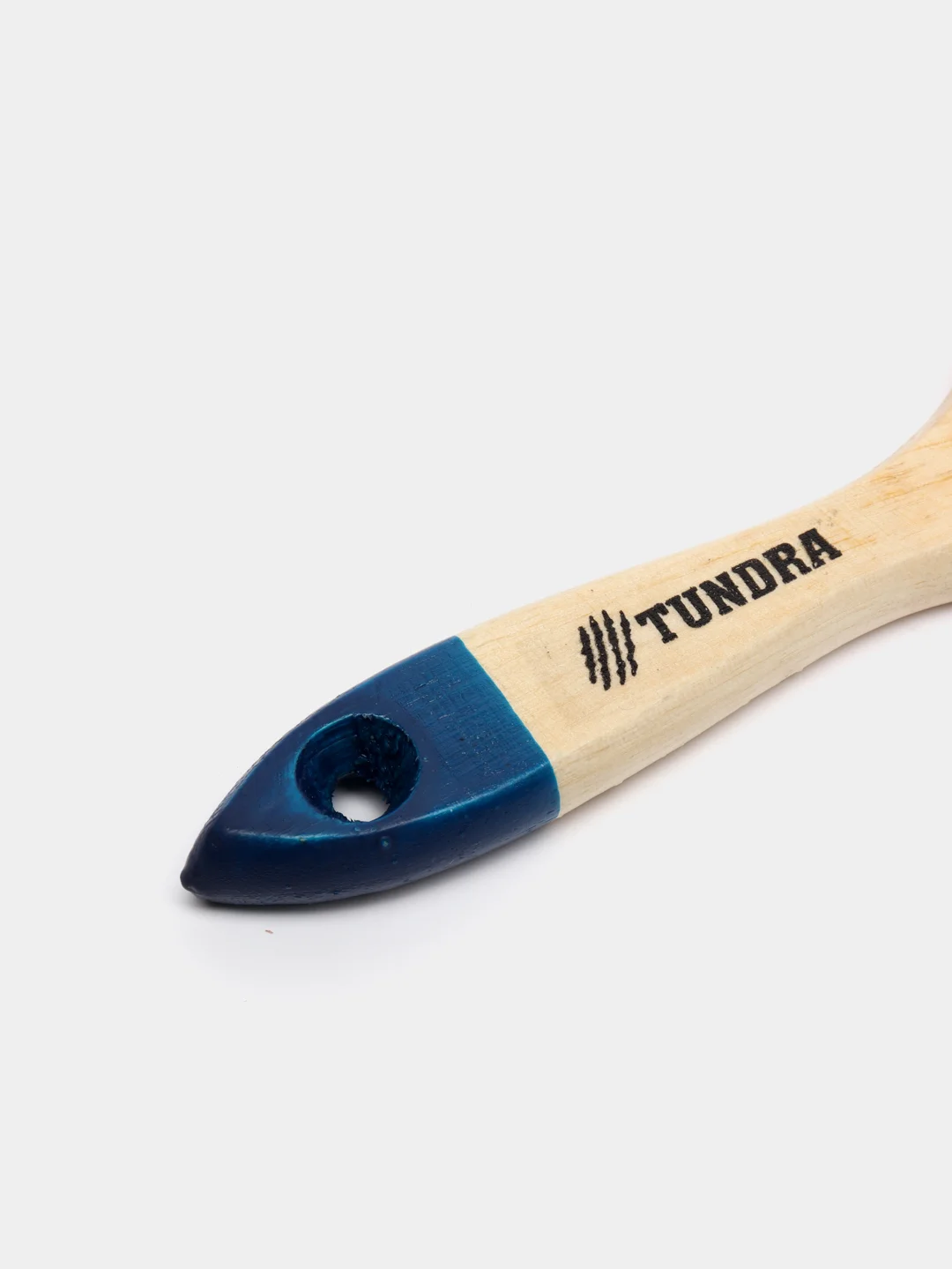 Кисть плоская TUNDRA, натуральная щетина, деревянная рукоятка, 2.5", 63 мм