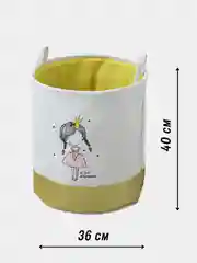 Корзина для белья и хранения тканевая с ручками