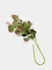 Красный искусственные цветы эвкалипт, растения, зелень, букет, для декора, дома, декоративные, 1шт