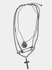 Серебряный ожерелье женское