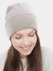 Серый меланж шапка, бини, Турция
