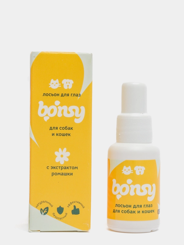 Лосьон для ухода за глазами кошек и собак Bonsy, 30 мл