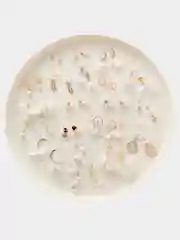 Серьги "Total white"
