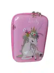 Коралловый детская сумка с единорогами через плечо