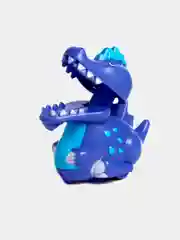 Синий игрушка инерционная Динозавр, двигается от нажатия
