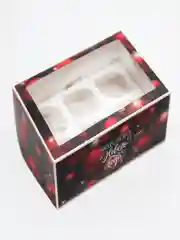 Коробка на 6 капкейков новогодняя. 27*15*10 см.