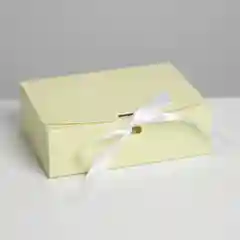Лимонный коробка складная, 16,5 х 12,5 х 5 см / 20 х 18 х 5 см, 4 цвета
