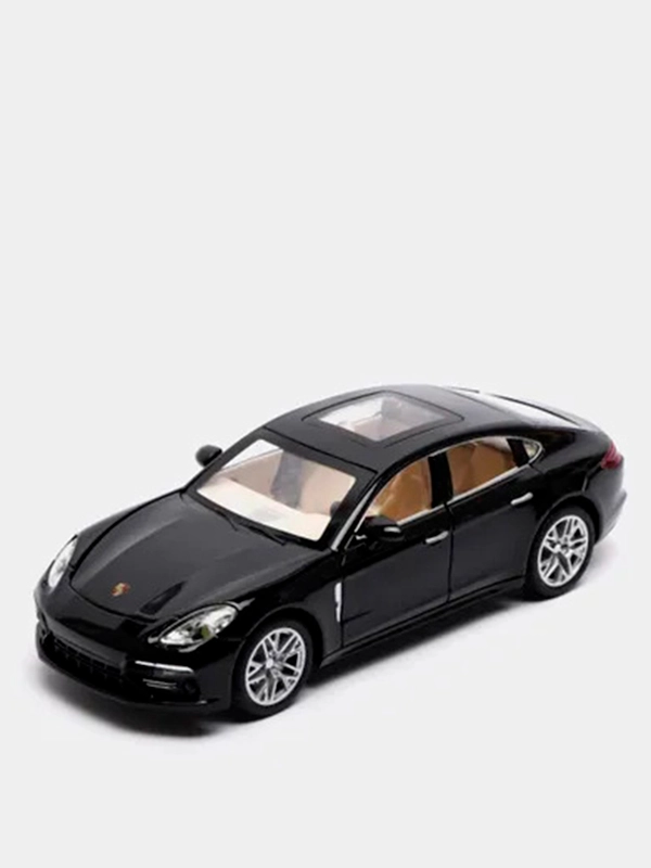 Металлическая машинка 1:24 Porsche Panamera 20 см. инерционная, свет, звук