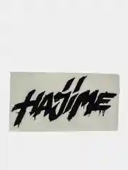 Черный наклейка на авто / телефон Hajime ( Хаджиме )