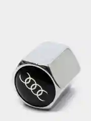 Черный колпачки на ниппель с брелком-ключом с логотипом Audi