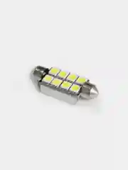 Лампа светодиодная, белая, T11, (SV 8.5) 8x5050 SMD 41mm Canbus, 2 шт