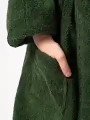 Зеленый халат детский,  махровый, хлопок
