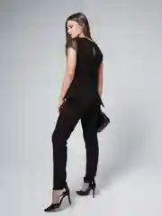 Черный комплект одежды TOPLES женский