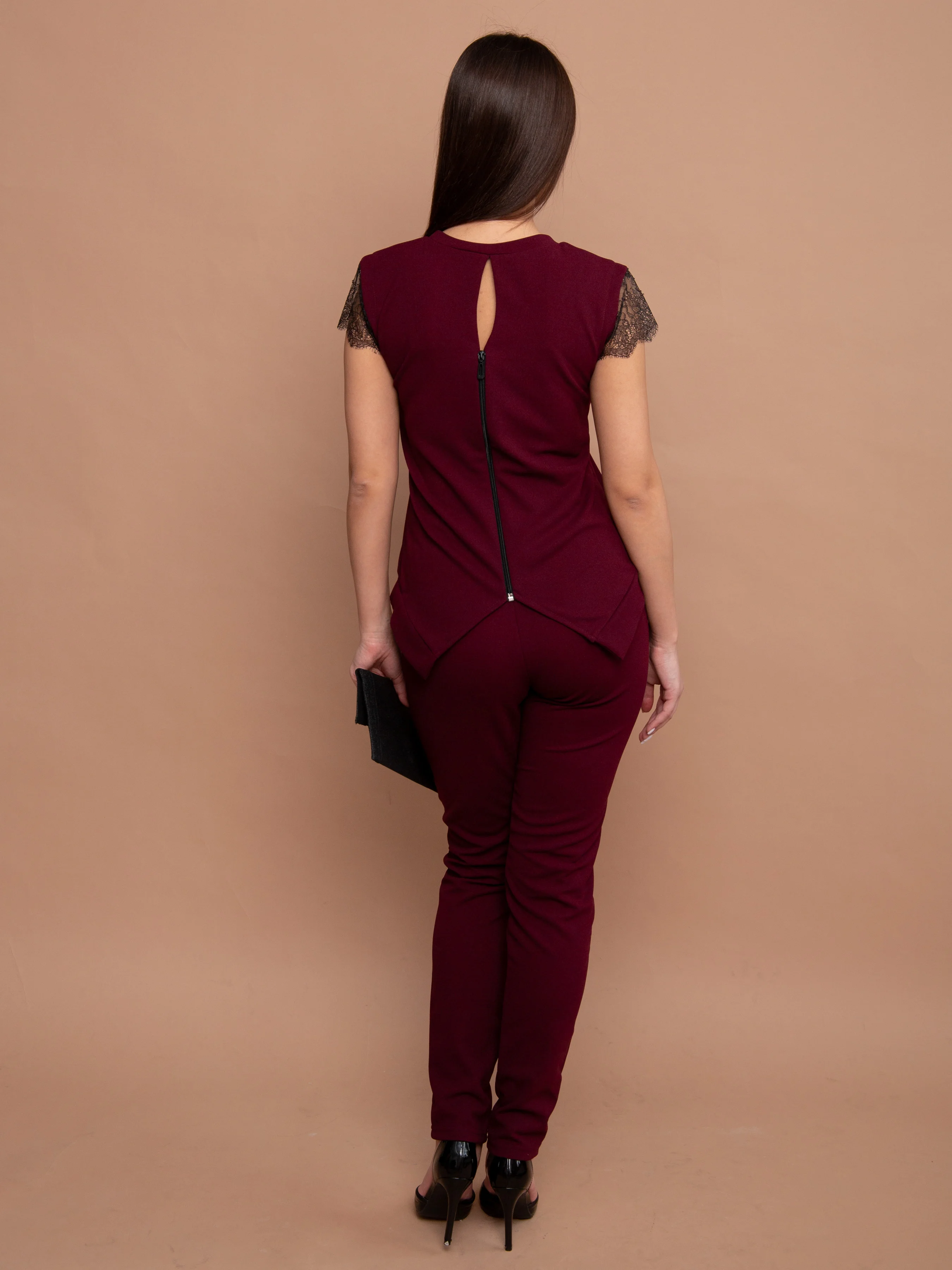 Бордовый комплект одежды TOPLES женский